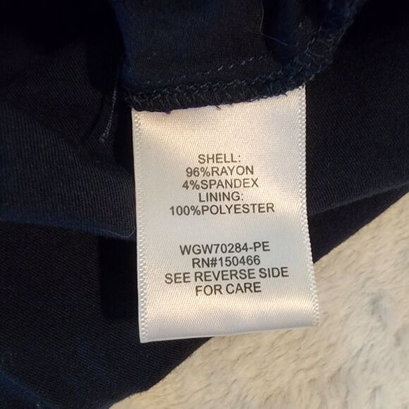 Market & Spruce SP Romper Navy Blue Shorts Cutout Snap Back Spaghetti Strap - Picture 6 of 11